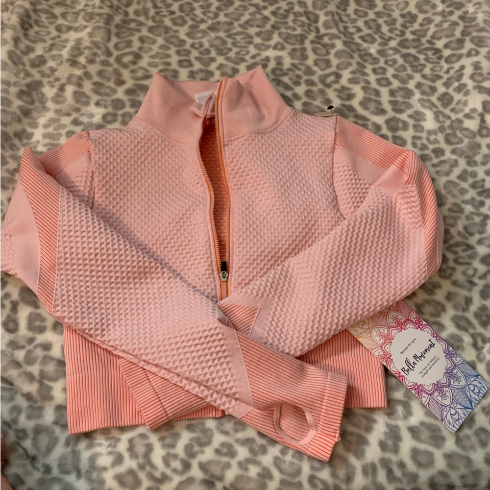 Cropped Pink Athletic Jacket NTW